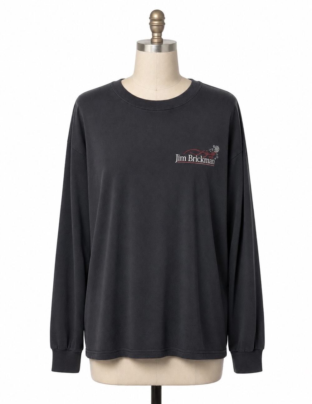 Vintage Jim Brickman 2008 Holiday Tour Concert Long Sleeve T-Shirt Black Large L